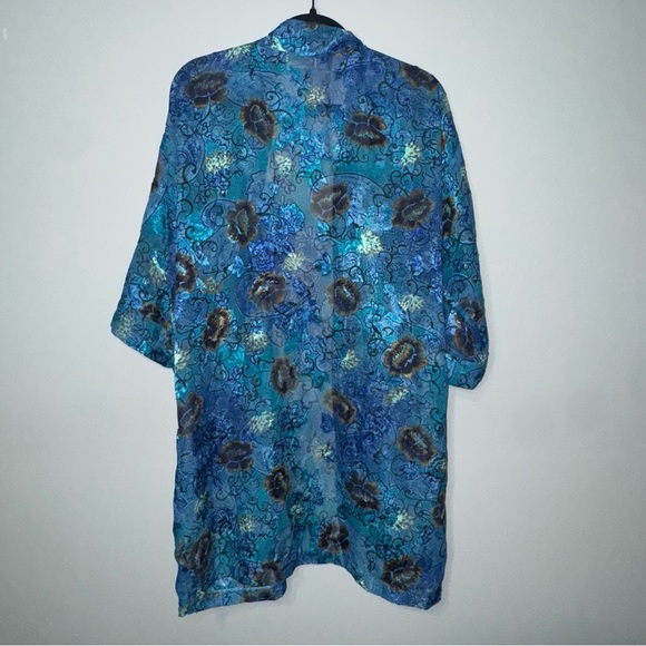 Vintage Floral Sheer Kimono - Picture 5 of 5